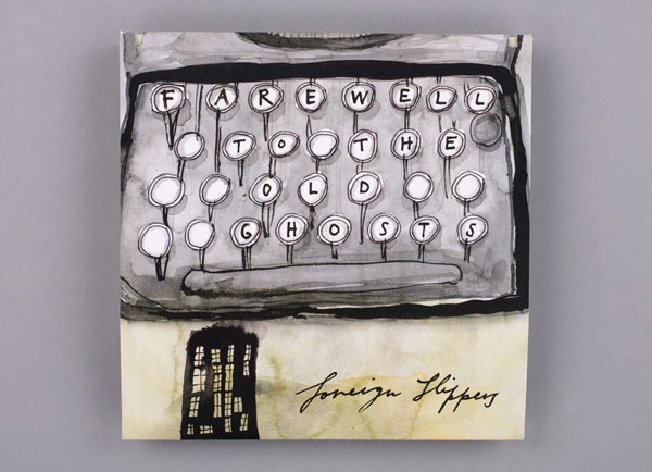 CD Packaging: Foreign Slippers typewriter