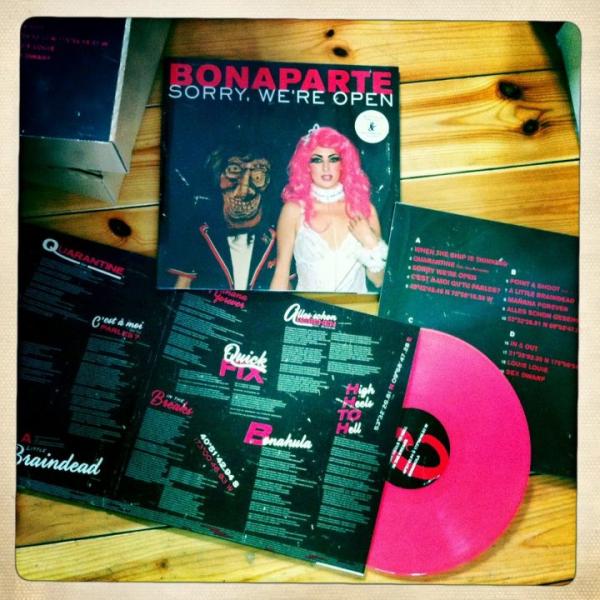 pink vinyl record bonaparte
