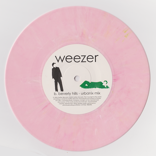 weezer pink vinyl record