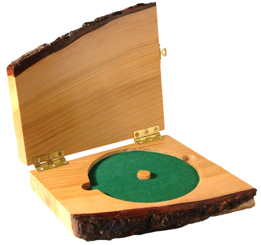 Wooden CD case trunk