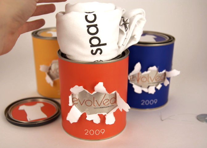 evolved t-shirt paint can
