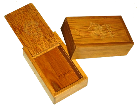 wooden USB case
