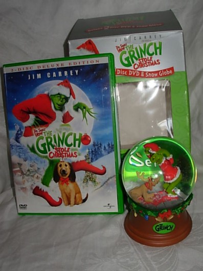 The Grinch DVD snowglobe