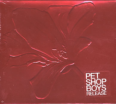 Pet Shop Boys Release CD foil packaging red