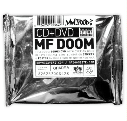 MF Doom foil CD packaging