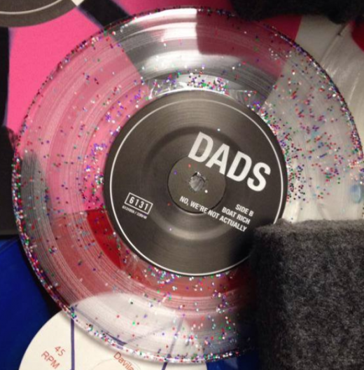 Glitter vinyl record Dads